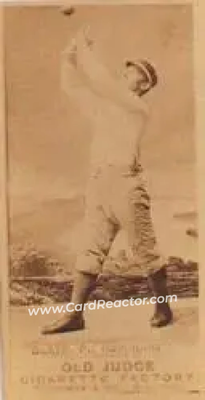 1887-90 Old Judge (N172) #NNO - William Blair - Hamilton Hams - Front