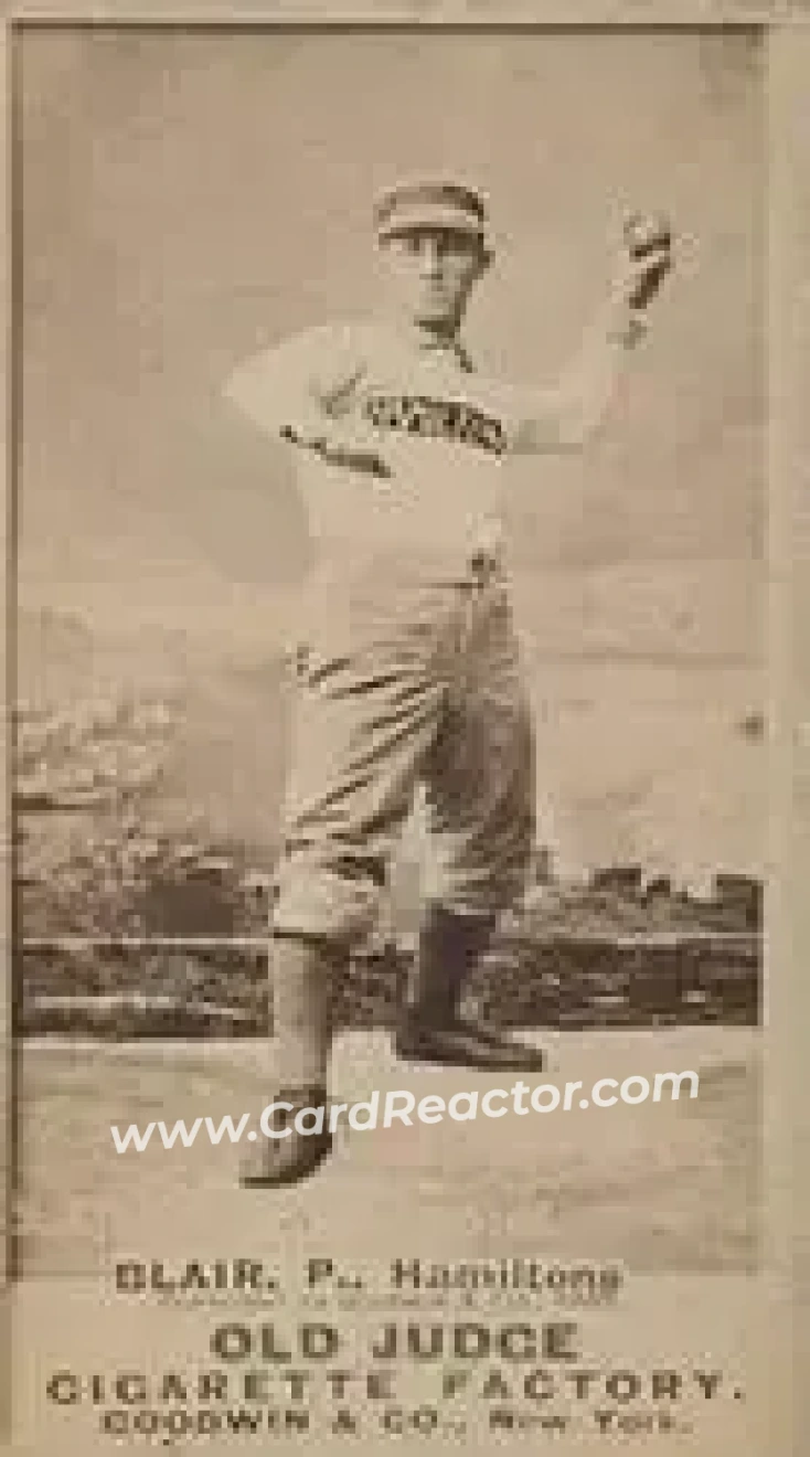 1887-90 Old Judge (N172) #NNO - William Blair - Philadelphia Athletics