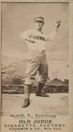 1887-90 Old Judge (N172) #NNO - William Blair - Philadelphia Athletics