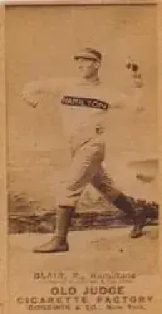 1887-90 Old Judge (N172) #NNO - William Blair - Hamilton Hams