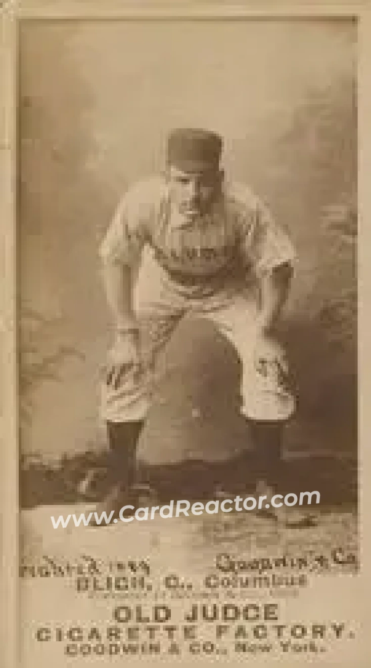 1887-90 Old Judge (N172) #NNO - Ned Bligh - Columbus Solons