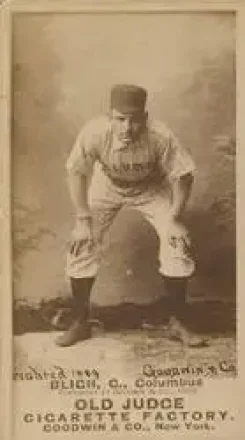 1887-90 Old Judge (N172) #NNO - Ned Bligh - Columbus Solons