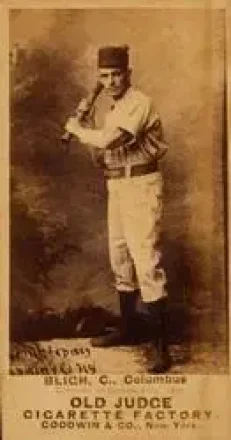 1887-90 Old Judge (N172) #NNO - Ned Bligh - Columbus Solons