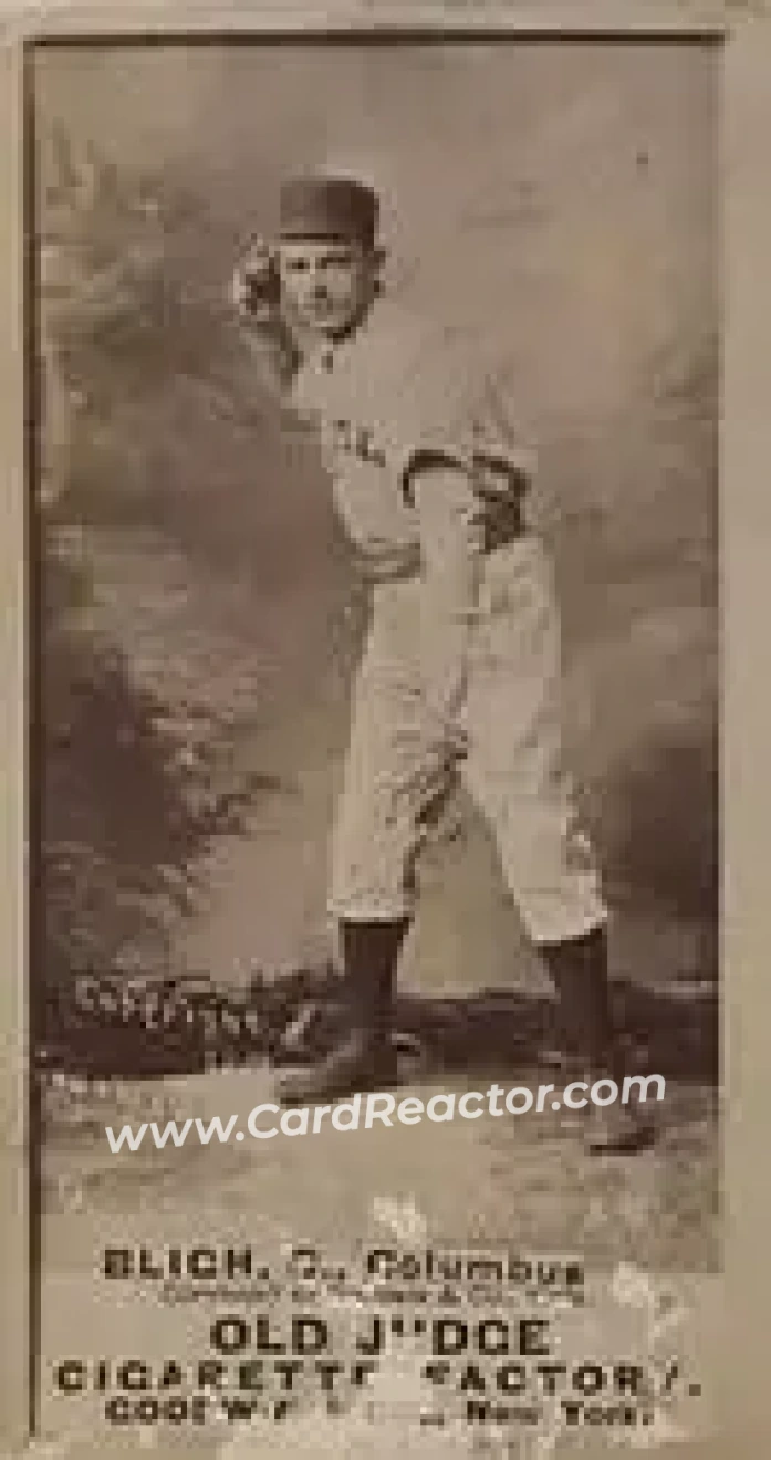 1887-90 Old Judge (N172) #NNO - Ned Bligh - Columbus Solons