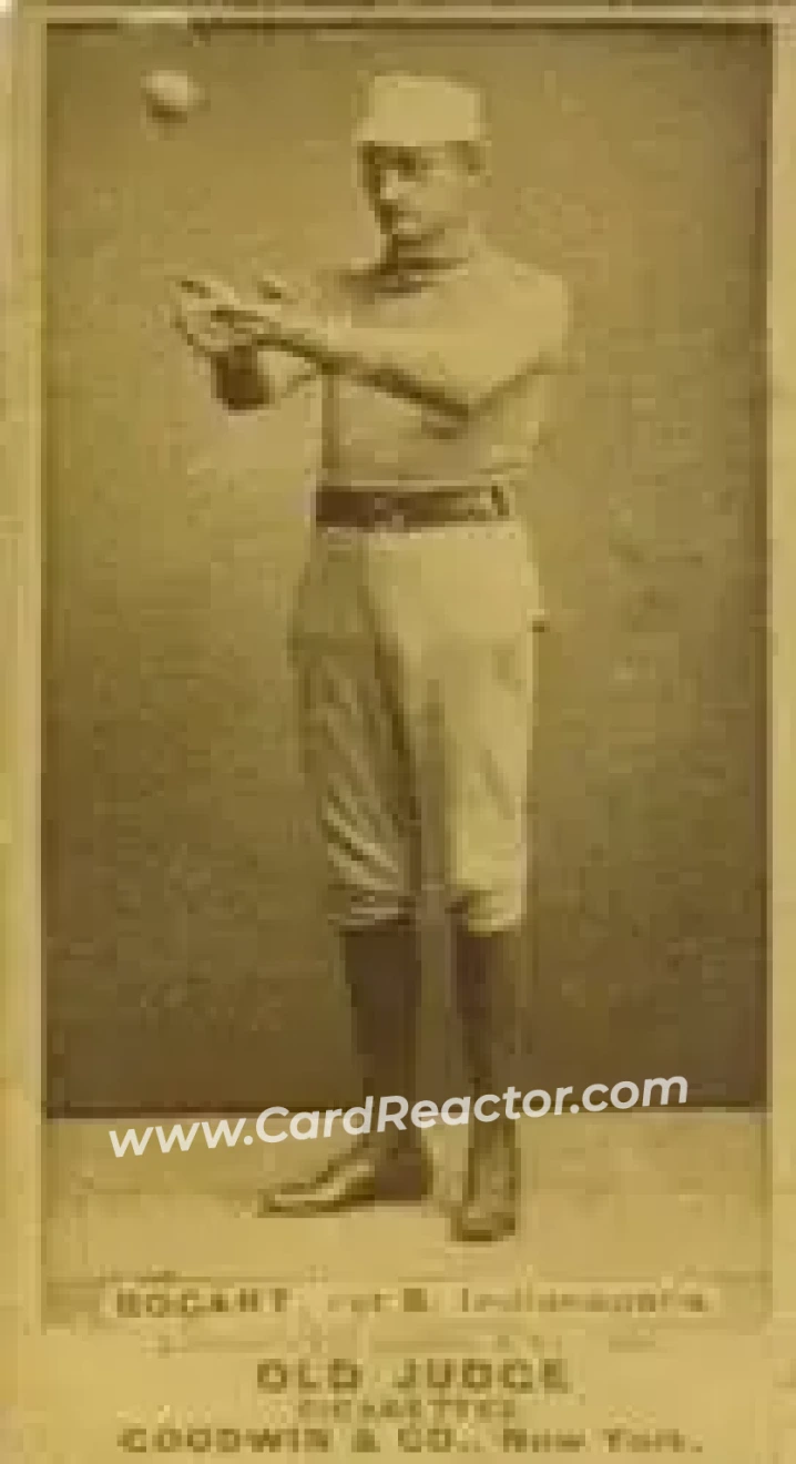 1887-90 Old Judge (N172) #NNO - Walter Bogart - Indianapolis Hoosiers