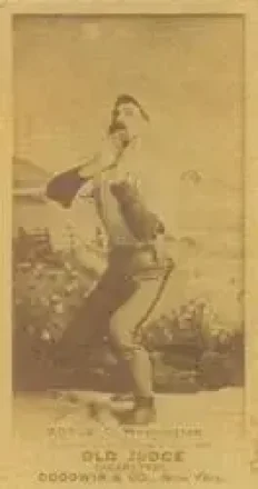 1887-90 Old Judge (N172) #NNO - Abner Boyce - Washington Nationals