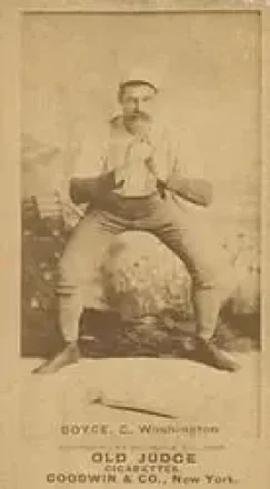 1887-90 Old Judge (N172) #NNO - Abner Boyce - Washington Nationals