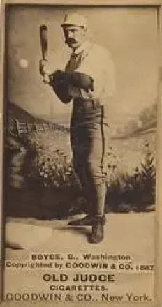 1887-90 Old Judge (N172) #NNO - Abner Boyce - Washington Nationals