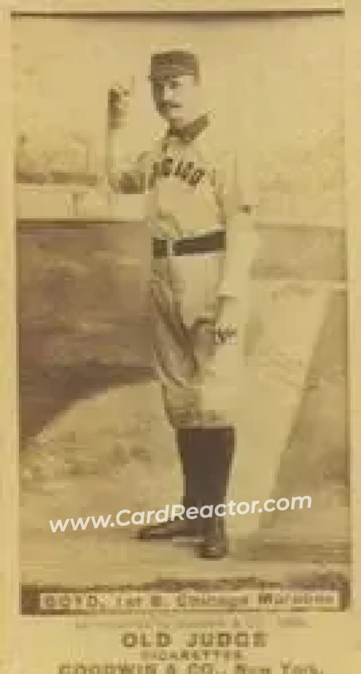 1887-90 Old Judge (N172) #NNO - Jake Boyd - Chicago Maroons - Front