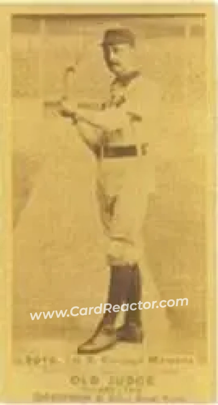 1887-90 Old Judge (N172) #NNO - Jake Boyd - Chicago Maroons - Front