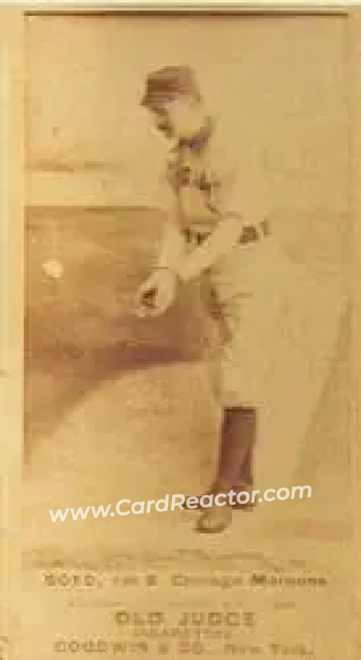 1887-90 Old Judge (N172) #NNO - Jake Boyd - Chicago Maroons - Front