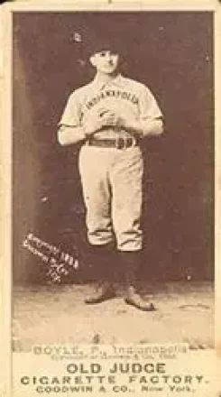 1887-90 Old Judge (N172) #NNO - Henry Boyle - Indianapolis Hoosiers