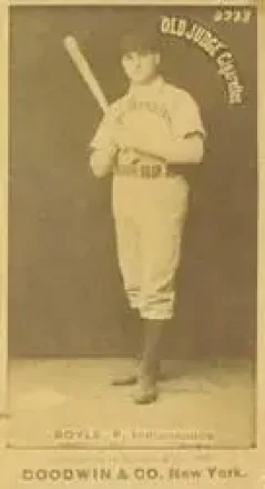 1887-90 Old Judge (N172) #NNO - Henry Boyle - Indianapolis Hoosiers