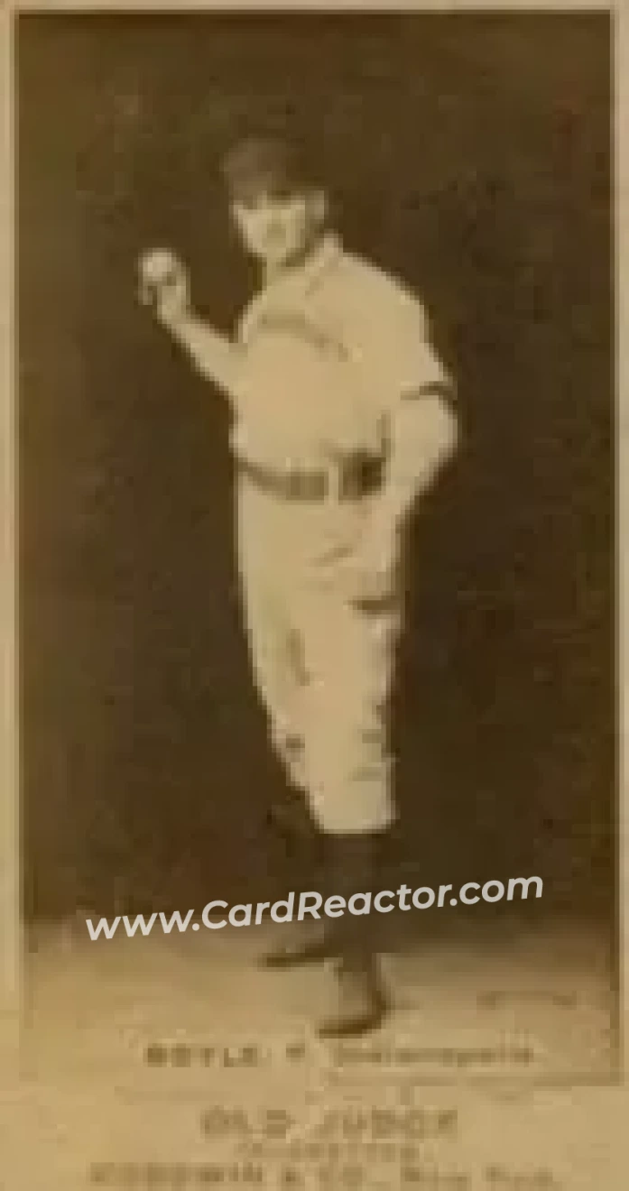 1887-90 Old Judge (N172) #NNO - Henry Boyle - Indianapolis Hoosiers - Front