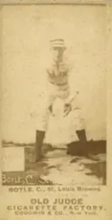 1887-90 Old Judge (N172) #NNO - John Boyle - St. Louis Browns