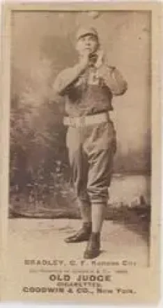 1887-90 Old Judge (N172) #NNO - Nick Bradley - Kansas City Blues