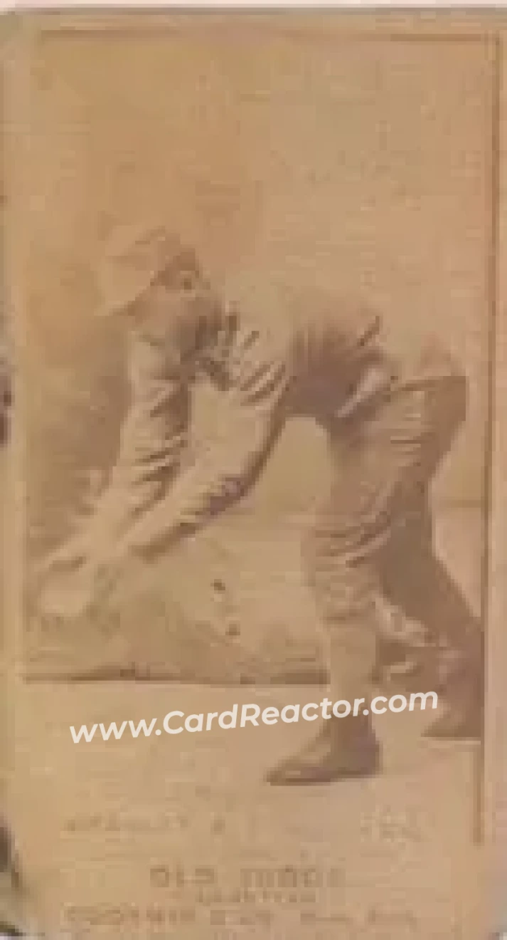 1887-90 Old Judge (N172) #NNO - Nick Bradley - Kansas City Blues