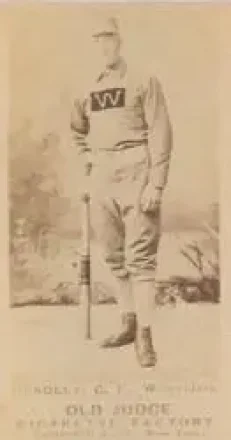 1887-90 Old Judge (N172) #NNO - Nick Bradley - Worcester Grays