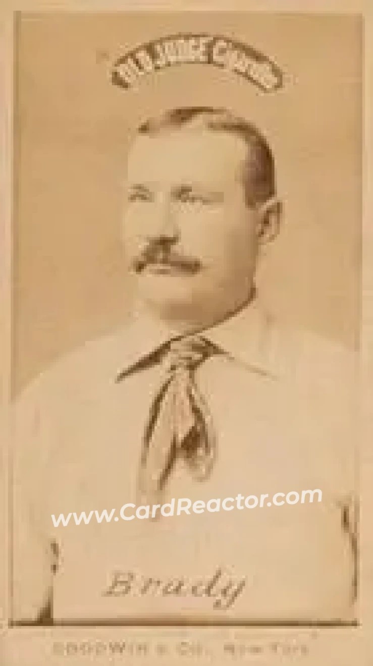 1887-90 Old Judge (N172) #NNO - Stephen Brady - New York Metropolitans - Front