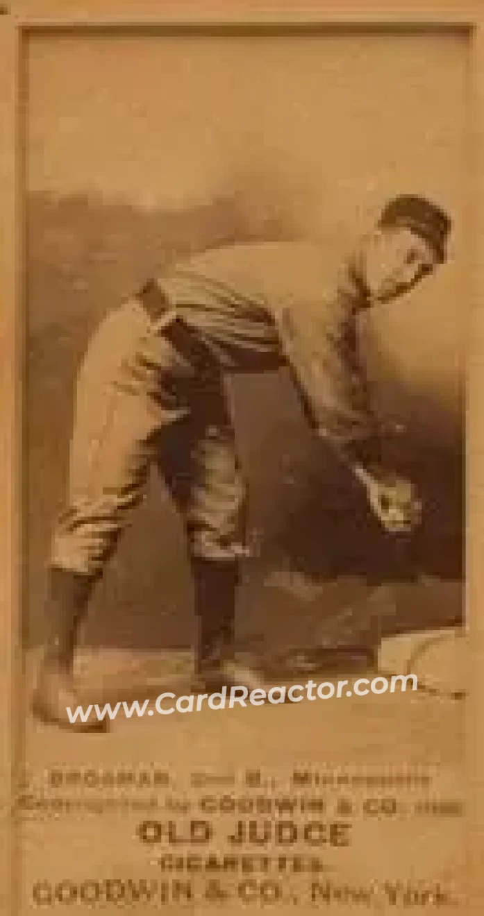 1887-90 Old Judge (N172) #NNO - Timothy Brosnan - Minneapolis Millers - Front