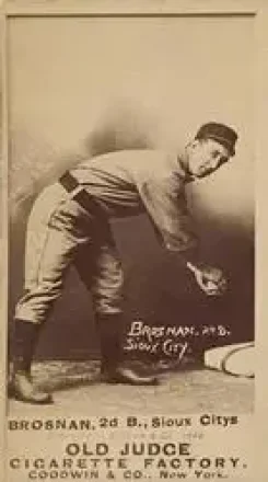 1887-90 Old Judge (N172) #NNO - Timothy Brosnan - Sioux City Corn Huskers
