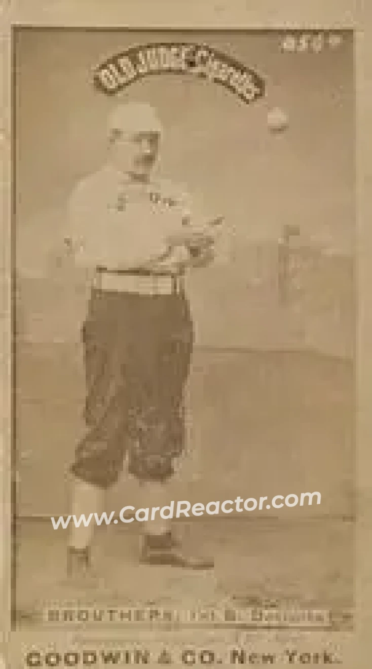 1887-90 Old Judge (N172) #NNO - Dan Brouthers - Detroit Wolverines - Front 1887-90 Old Judge (N172) #NNO - Dan Brouthers - Detroit Wolverines - Front
