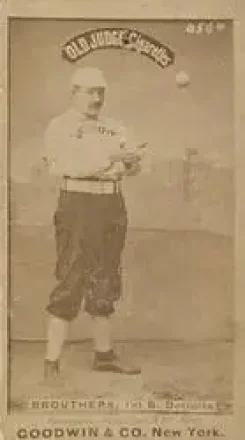 1887-90 Old Judge (N172) #NNO - Dan Brouthers - Detroit Wolverines 1887-90 Old Judge (N172) #NNO - Dan Brouthers - Detroit Wolverines