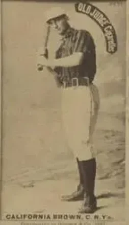 1887-90 Old Judge (N172) #NNO - California Brown - New York Giants
