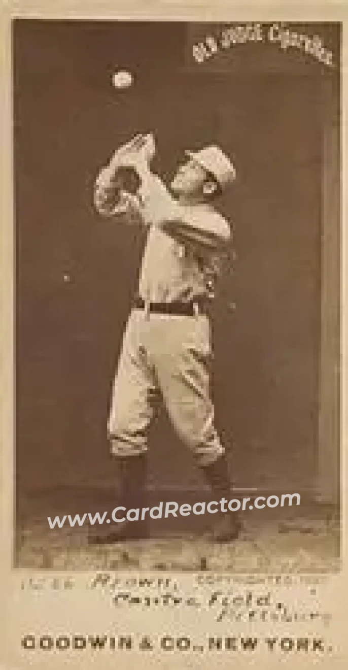 1887-90 Old Judge (N172) #NNO - Tom Brown - Pittsburgh Alleghenys - Front