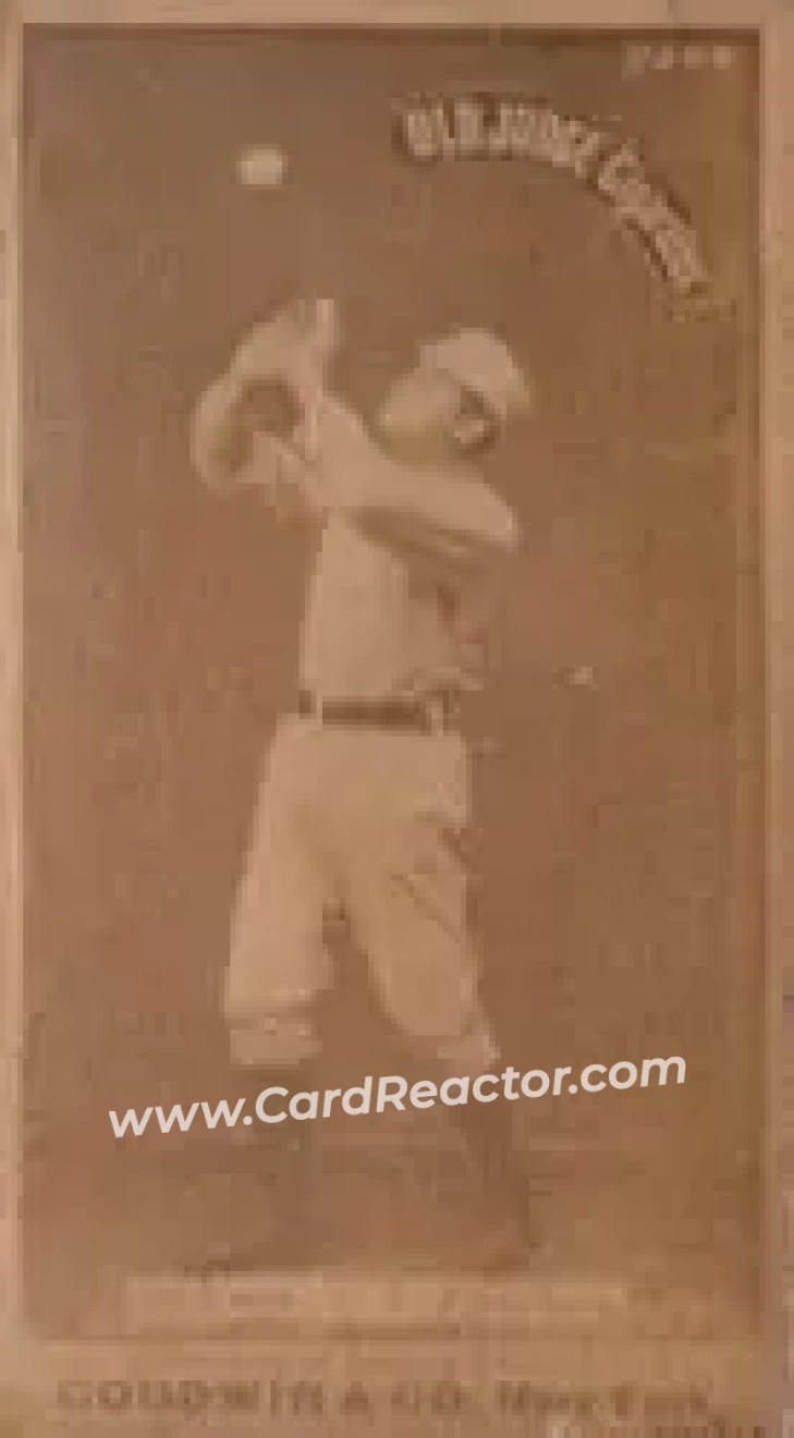 1887-90 Old Judge (N172) #NNO - Tom Brown - Pittsburgh Alleghenys - Front