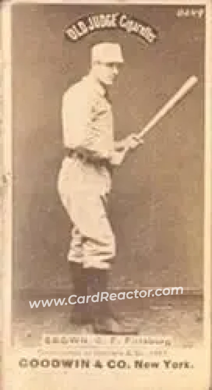 1887-90 Old Judge (N172) #NNO - Tom Brown - Boston Beaneaters - Front