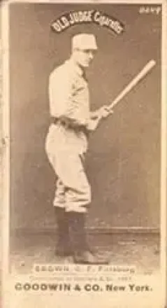 1887-90 Old Judge (N172) #NNO - Tom Brown - Boston Beaneaters