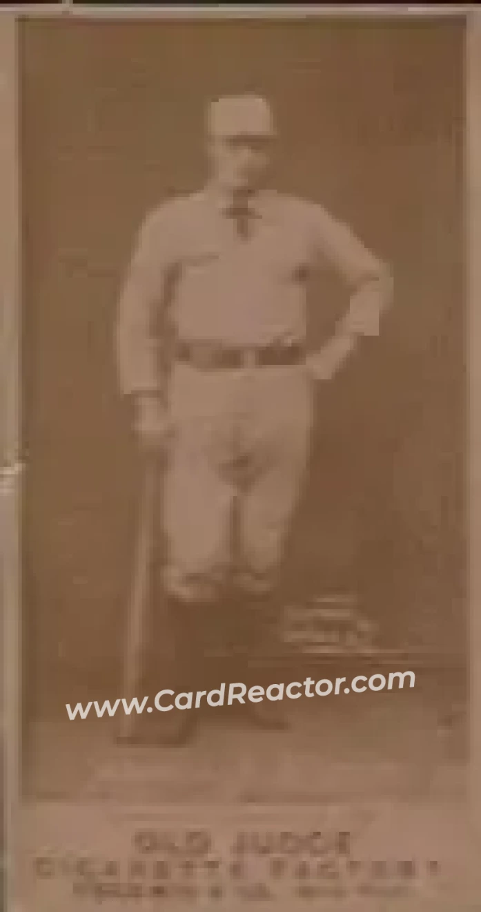 1887-90 Old Judge (N172) #NNO - Tom Brown - Boston Beaneaters - Front 1887-90 Old Judge (N172) #NNO - Tom Brown - Boston Beaneaters - Front