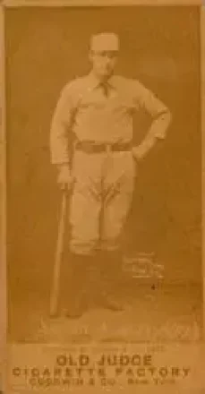 1887-90 Old Judge (N172) #NNO - Tom Brown - Boston Reds