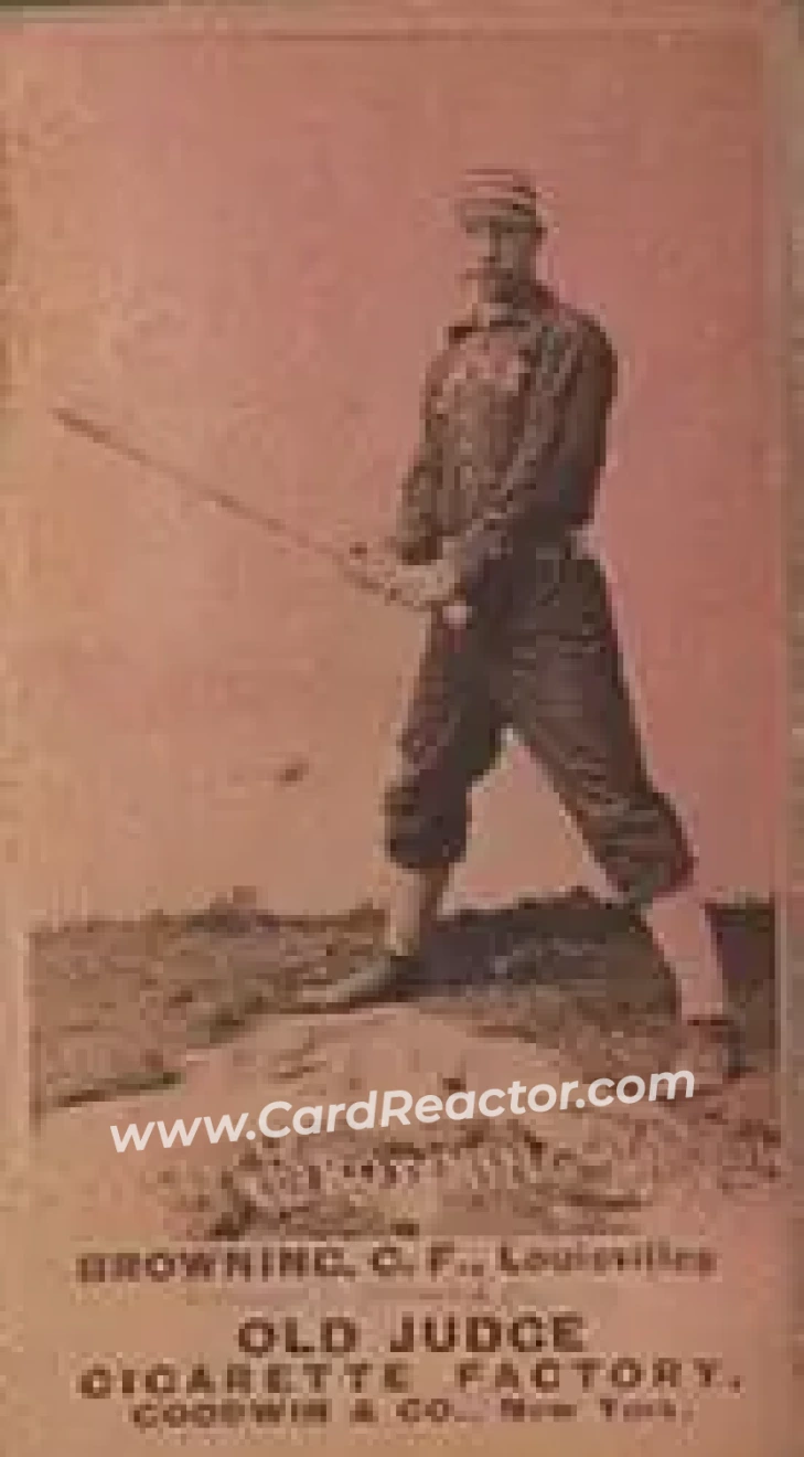 1887-90 Old Judge (N172) #NNO - Pete Browning - Louisville Colonels