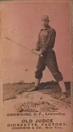 1887-90 Old Judge (N172) #NNO - Pete Browning - Louisville Colonels