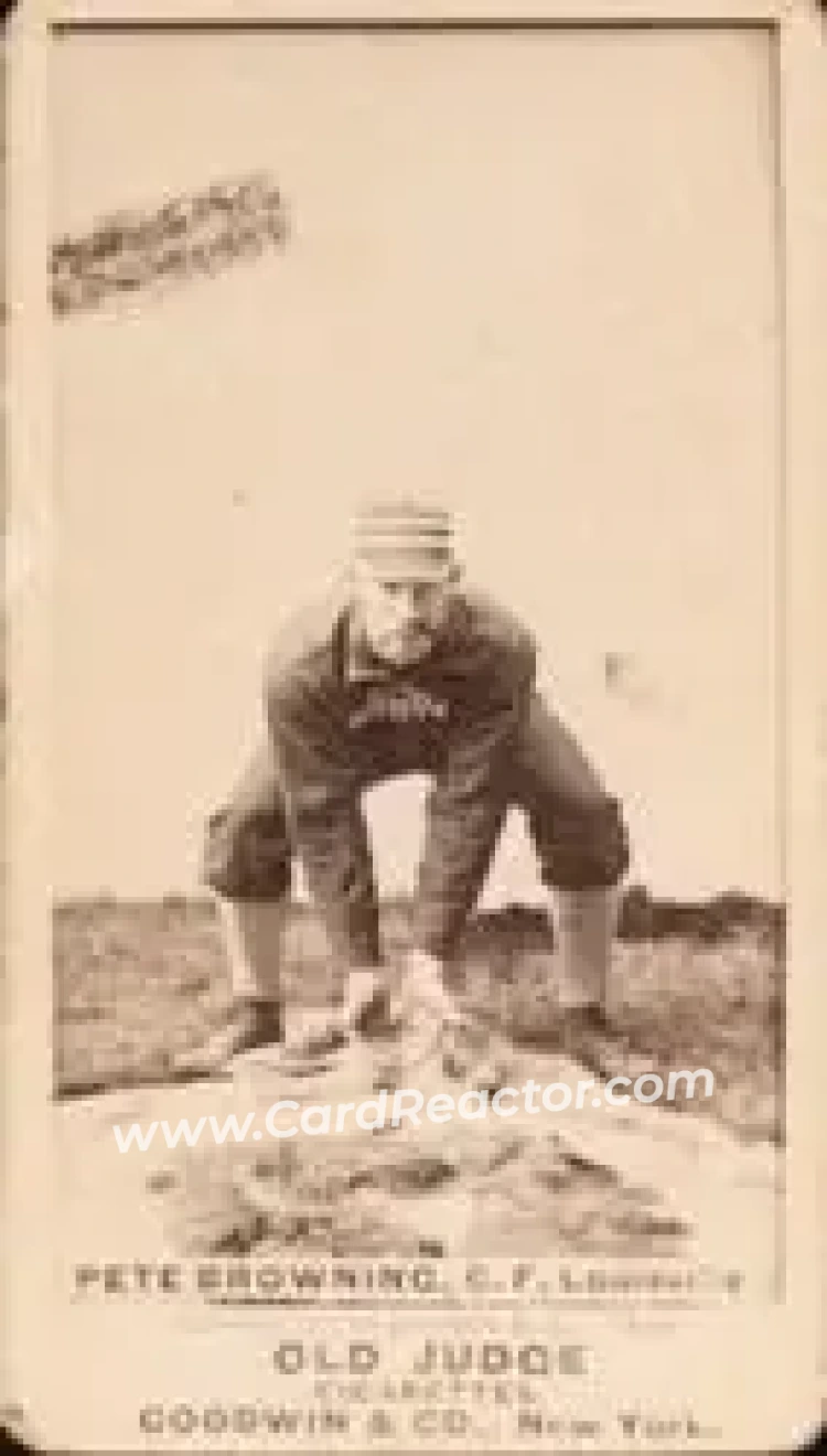 1887-90 Old Judge (N172) #NNO - Pete Browning - Louisville Colonels