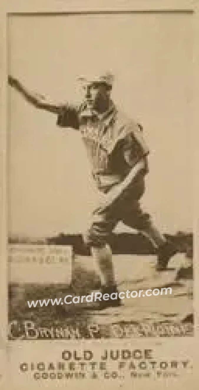 1887-90 Old Judge (N172) #NNO - Charles Brynan - Des Moines Prohibitionists