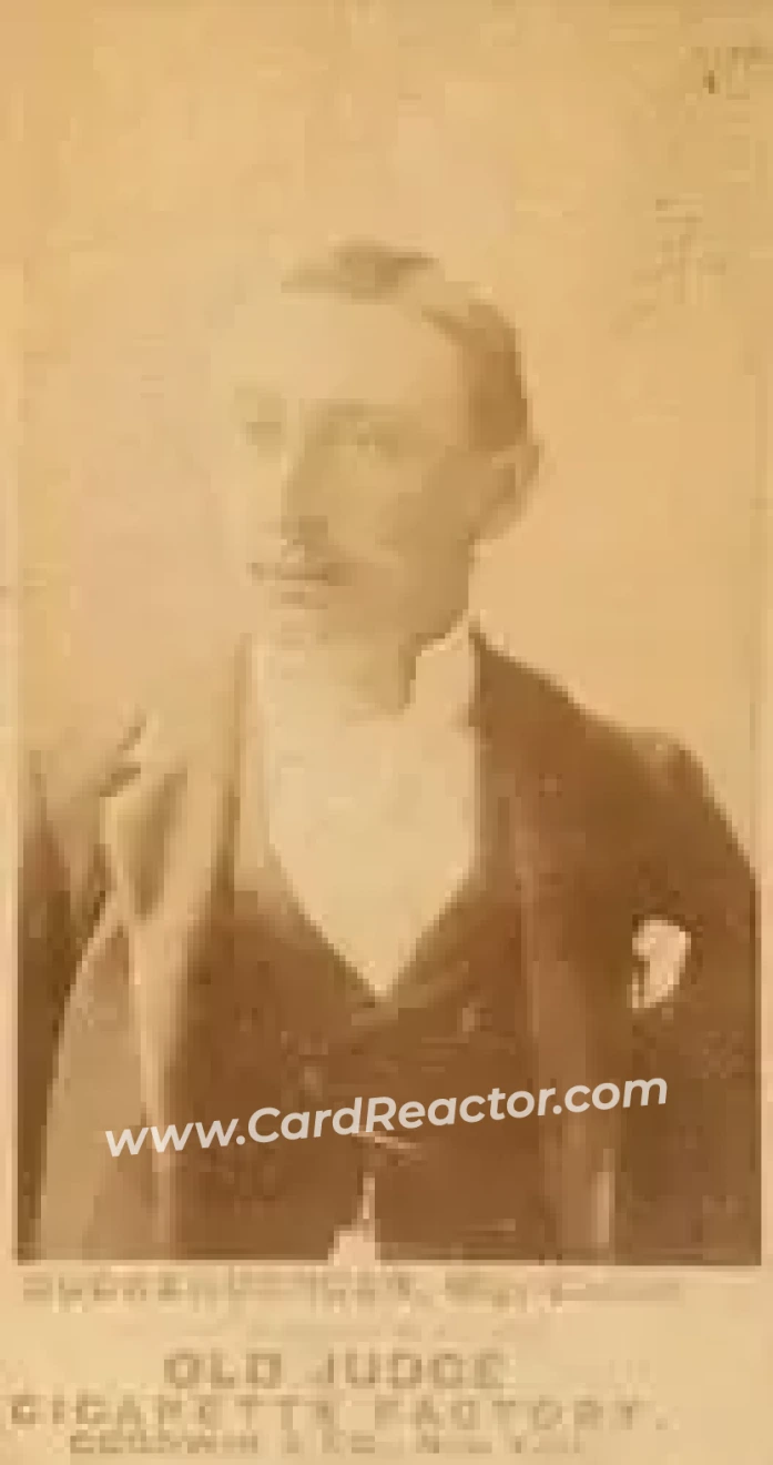 1887-90 Old Judge (N172) #NNO - Al Buckenberger - Columbus Solons