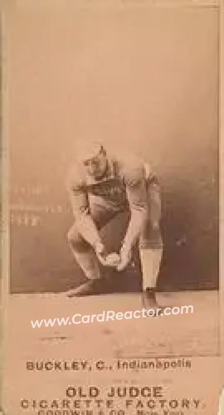 1887-90 Old Judge (N172) #NNO - Dick Buckley - Indianapolis Hoosiers