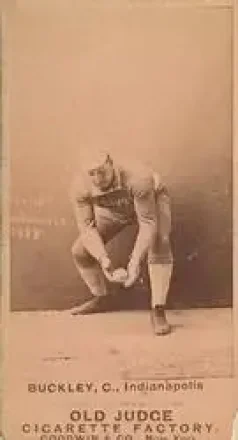 1887-90 Old Judge (N172) #NNO - Dick Buckley - Indianapolis Hoosiers
