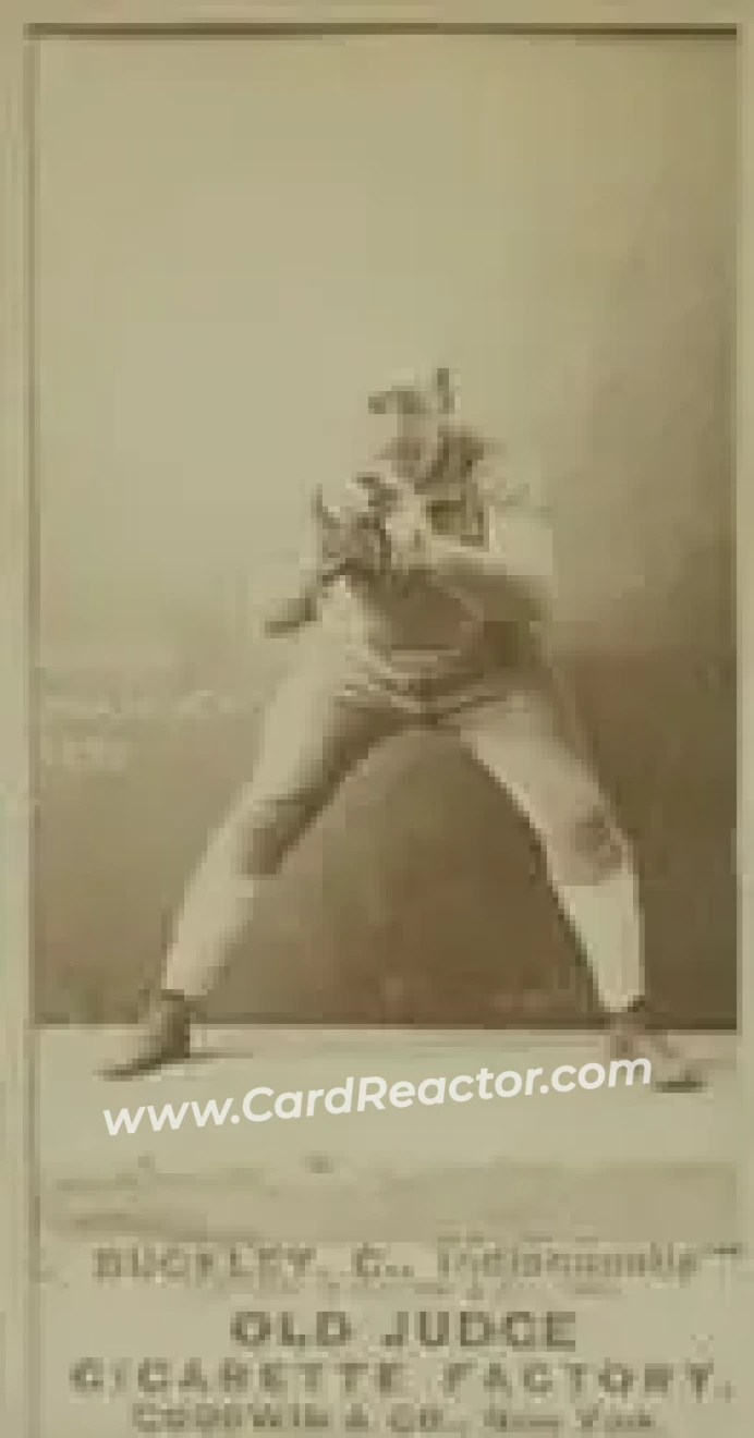 1887-90 Old Judge (N172) #NNO - Dick Buckley - Indianapolis Hoosiers