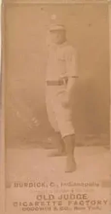 1887-90 Old Judge (N172) #NNO - Bill Burdick - Indianapolis Hoosiers