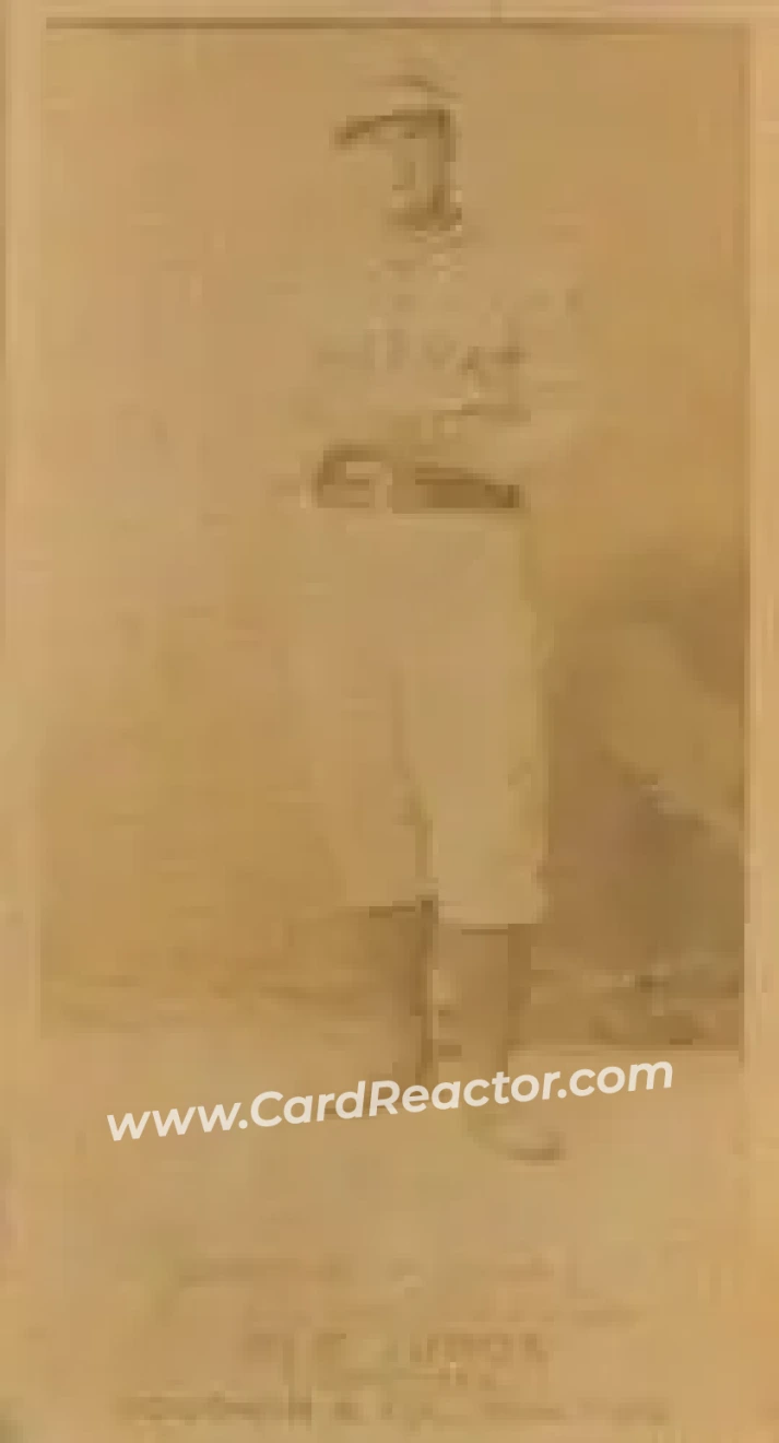 1887-90 Old Judge (N172) #NNO - Bill Burdick - Omaha Omahogs - Front