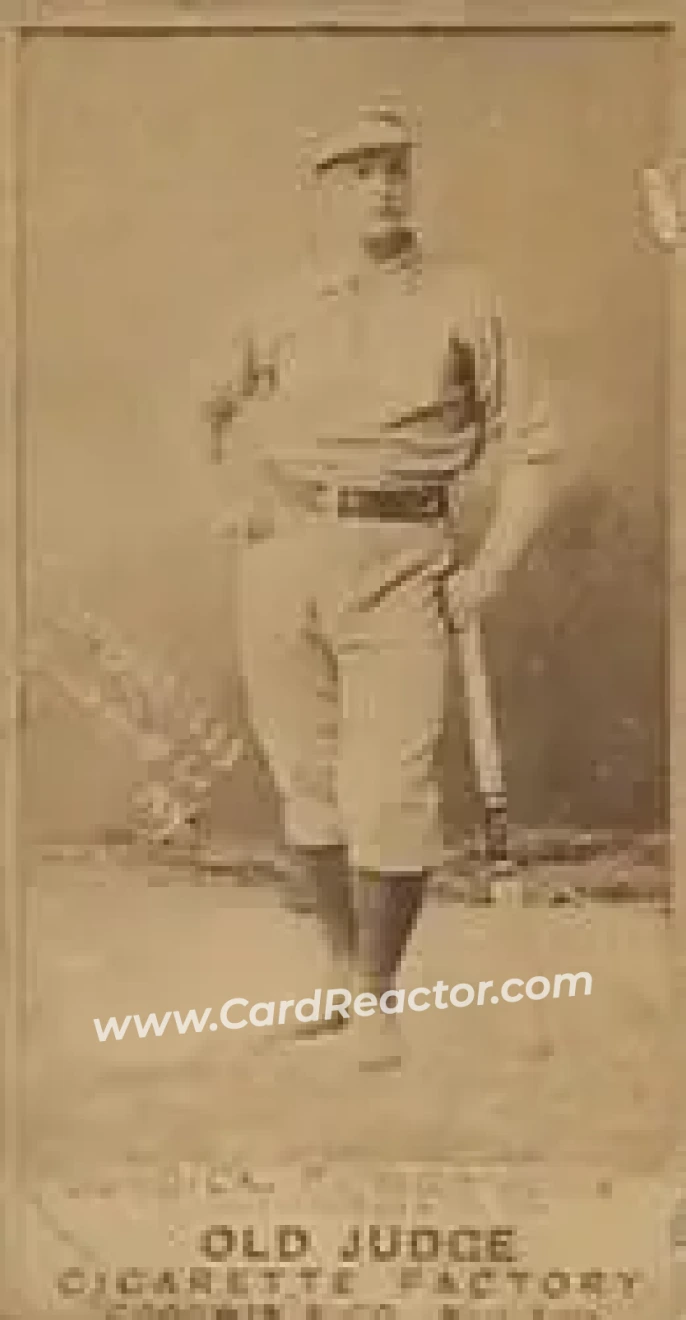 1887-90 Old Judge (N172) #NNO - Bill Burdick - Indianapolis Hoosiers - Front