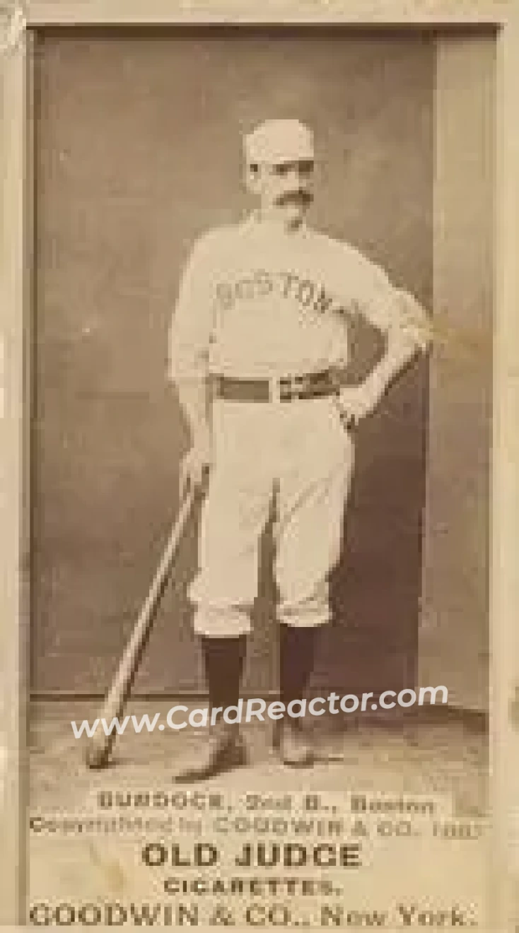 1887-90 Old Judge (N172) #NNO - John Burdock - Boston Beaneaters - Front