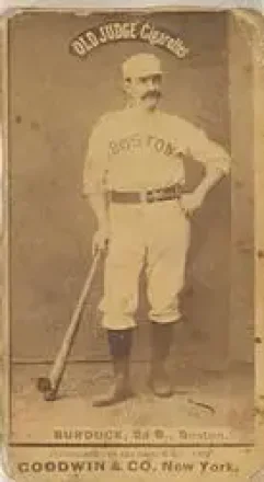 1887-90 Old Judge (N172) #NNO - John Burdock - Boston Beaneaters