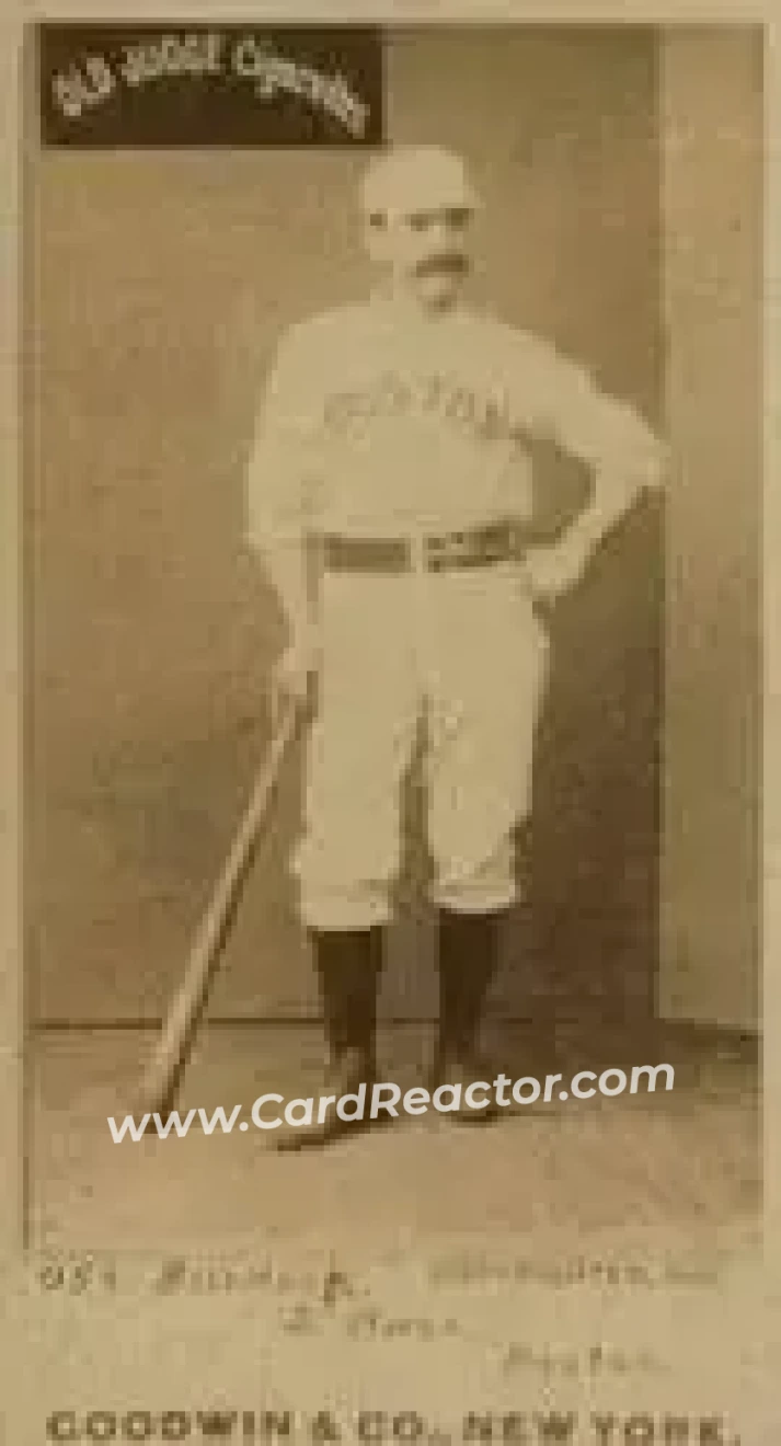 1887-90 Old Judge (N172) #NNO - John Burdock - Boston Beaneaters - Front