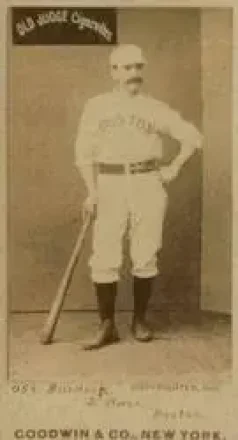 1887-90 Old Judge (N172) #NNO - John Burdock - Boston Beaneaters