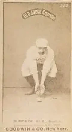 1887-90 Old Judge (N172) #NNO - John Burdock - Boston Beaneaters